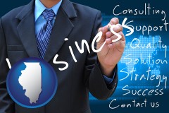 illinois typical business services and concepts