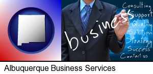 Albuquerque, New Mexico - typical business services and concepts