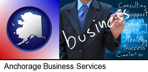 Anchorage, Alaska - typical business services and concepts