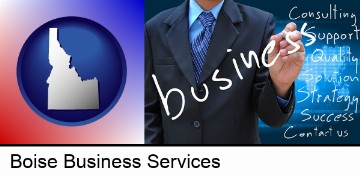 typical business services and concepts in Boise, ID