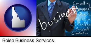 Boise, Idaho - typical business services and concepts