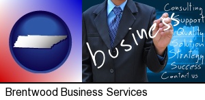 Brentwood, Tennessee - typical business services and concepts