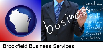 typical business services and concepts in Brookfield, WI
