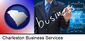 typical business services and concepts in Charleston, SC