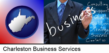 typical business services and concepts in Charleston, WV
