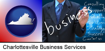 typical business services and concepts in Charlottesville, VA