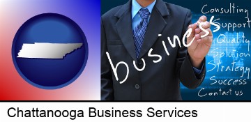 typical business services and concepts in Chattanooga, TN