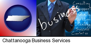 Chattanooga, Tennessee - typical business services and concepts
