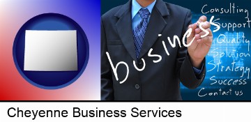 typical business services and concepts in Cheyenne, WY