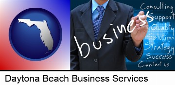 typical business services and concepts in Daytona Beach, FL