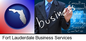 Fort Lauderdale, Florida - typical business services and concepts