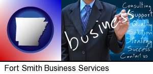 Fort Smith, Arkansas - typical business services and concepts