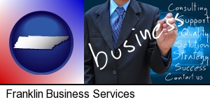 Franklin, Tennessee - typical business services and concepts