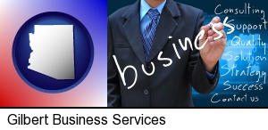 typical business services and concepts in Gilbert, AZ
