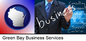 typical business services and concepts in Green Bay, WI