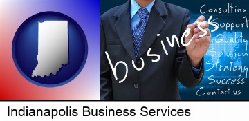 typical business services and concepts in Indianapolis, IN