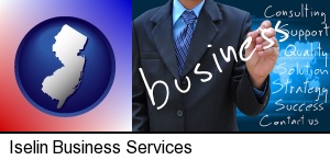 typical business services and concepts in Iselin, NJ