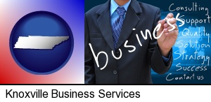 Knoxville, Tennessee - typical business services and concepts