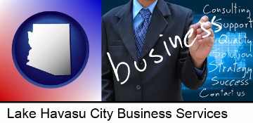 typical business services and concepts in Lake Havasu City, AZ