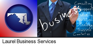 Laurel, Maryland - typical business services and concepts