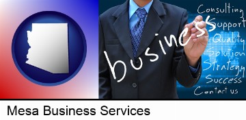 typical business services and concepts in Mesa, AZ