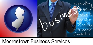 Moorestown, New Jersey - typical business services and concepts