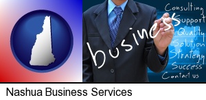 Nashua, New Hampshire - typical business services and concepts