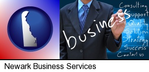 Newark, Delaware - typical business services and concepts