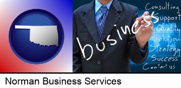 typical business services and concepts in Norman, OK