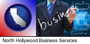 typical business services and concepts in North Hollywood, CA