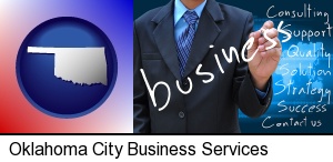 Oklahoma City, Oklahoma - typical business services and concepts