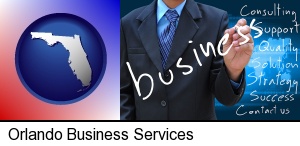 Orlando, Florida - typical business services and concepts