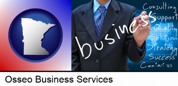 typical business services and concepts in Osseo, MN