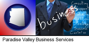 typical business services and concepts in Paradise Valley, AZ