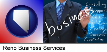 typical business services and concepts in Reno, NV