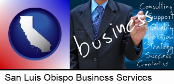 typical business services and concepts in San Luis Obispo, CA