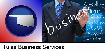 typical business services and concepts in Tulsa, OK