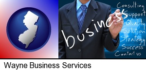 typical business services and concepts in Wayne, NJ