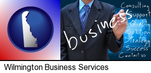 Wilmington, Delaware - typical business services and concepts