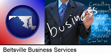 typical business services and concepts in Beltsville, MD