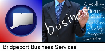 typical business services and concepts in Bridgeport, CT