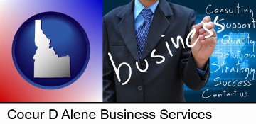 typical business services and concepts in Coeur D Alene, ID