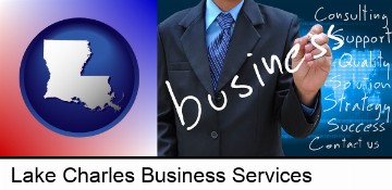 typical business services and concepts in Lake Charles, LA