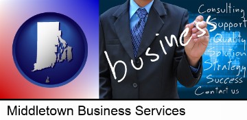 typical business services and concepts in Middletown, RI
