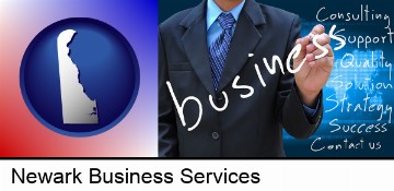typical business services and concepts in Newark, DE