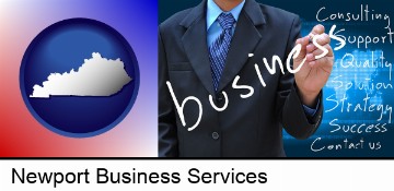 typical business services and concepts in Newport, KY