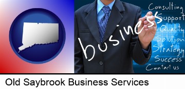 typical business services and concepts in Old Saybrook, CT