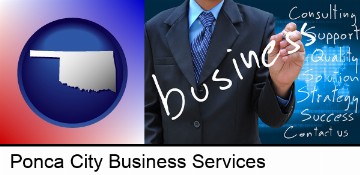 typical business services and concepts in Ponca City, OK